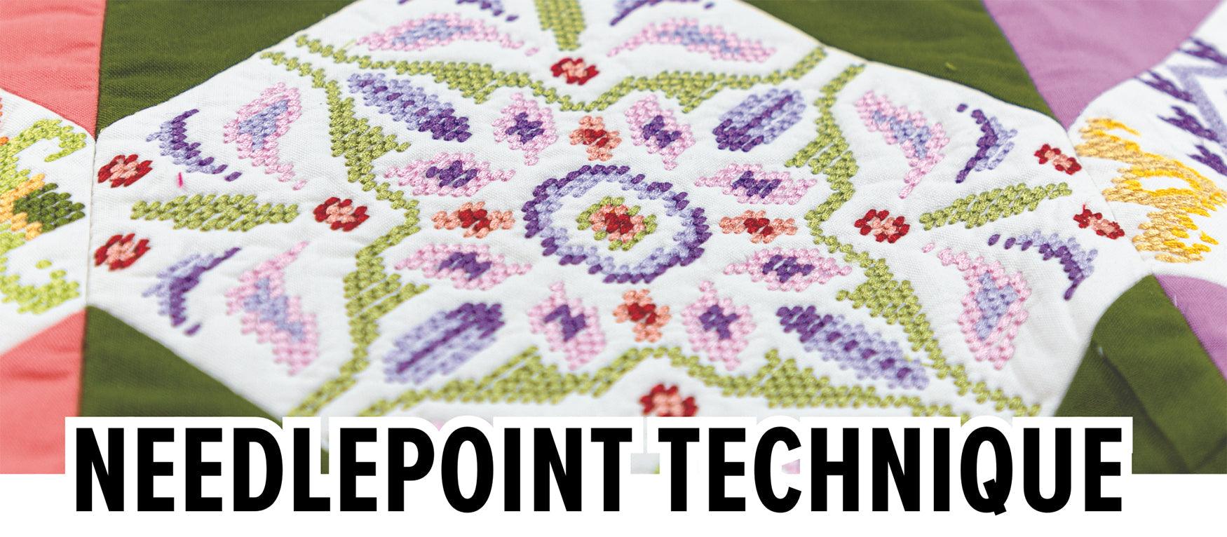 Technique Tuesday - Needlepoint Embroidery