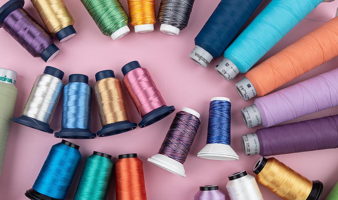 3 Essential Machine Embroidery Thread Types | What We Use At Anita Goodesign