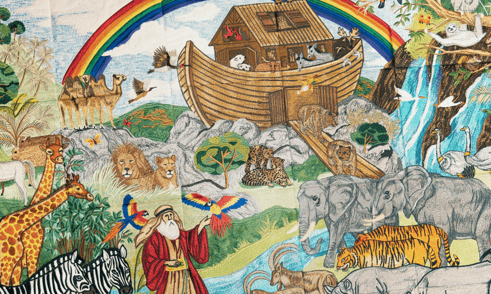 NOAH'S ARK - hidden applique example