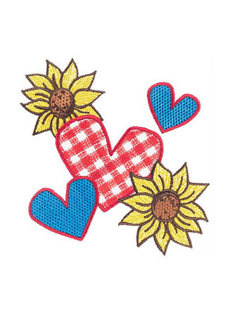 Sunflowers & Hearts