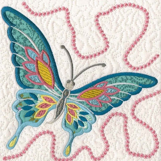 Butterfly embroidery 