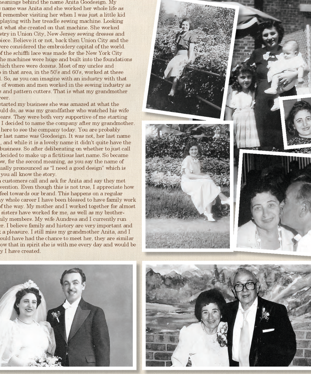 The  History of Anita Goodesign