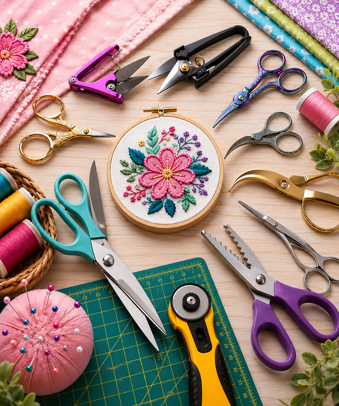 Machine Embroidery Scissors -  Build the cutting toolkit every embroiderer needs