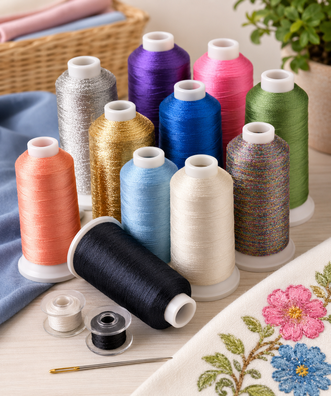 Machine Embroidery Thread - Choosing the perfect thread for every project - one spool at a time