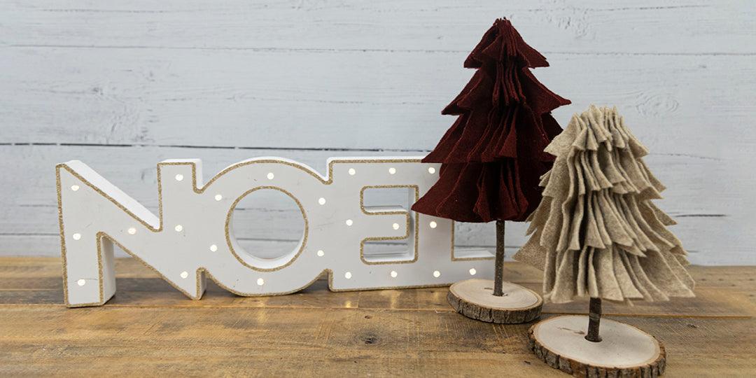 How To Make A Rustic Felt Christmas Tree