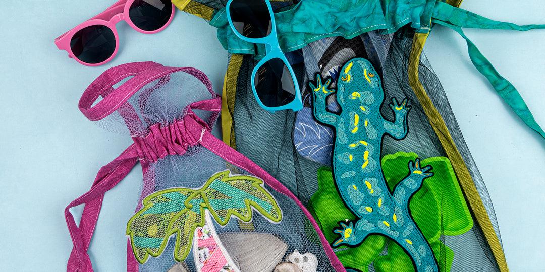 DIY Mesh Beach Bag | Patch and Attach