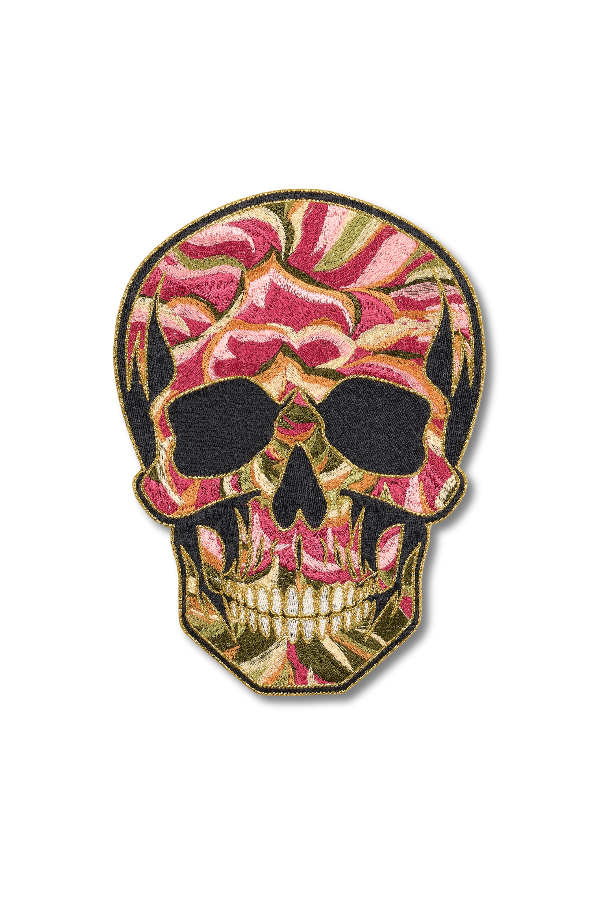 Floral Skull Patch