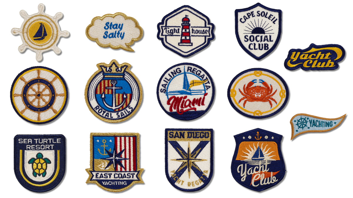 250th Anniversary-Yacht and Boating Patches