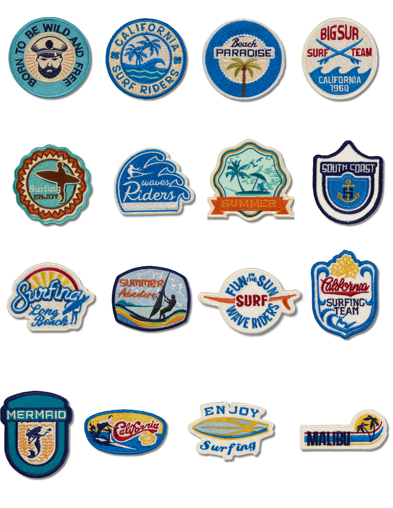 250th Anniversary-Beach Patches