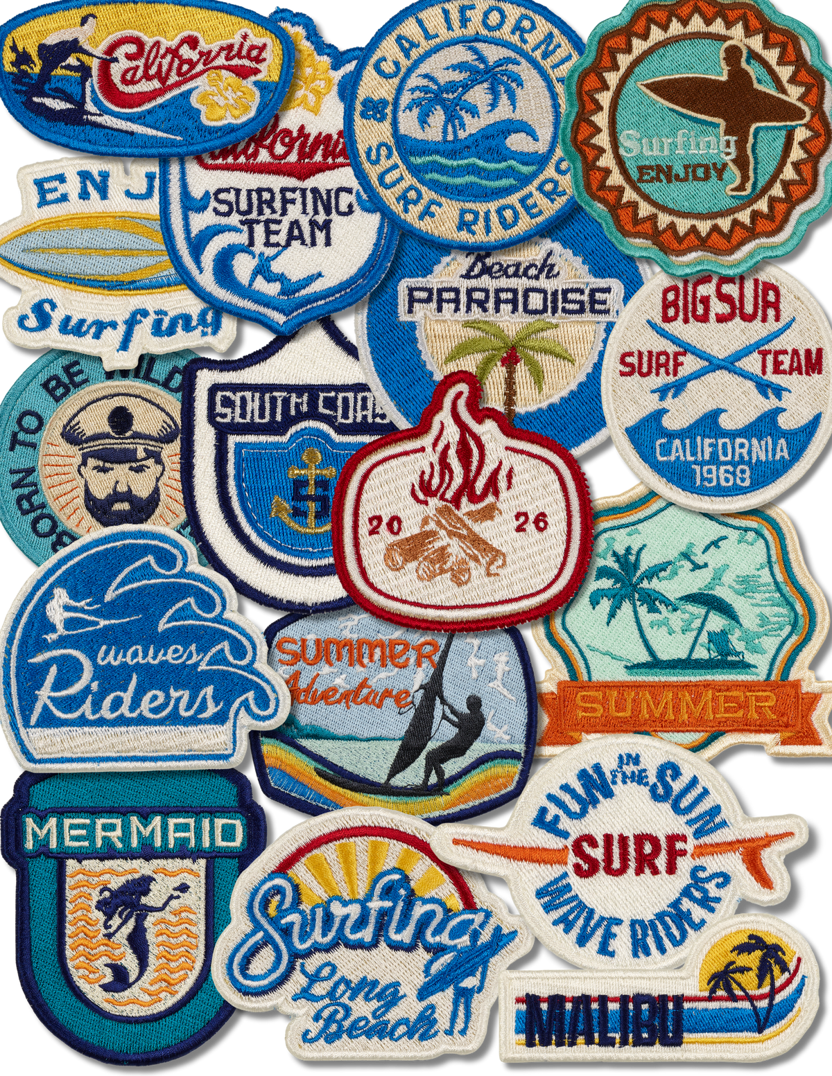 250th Anniversary-Beach Patches