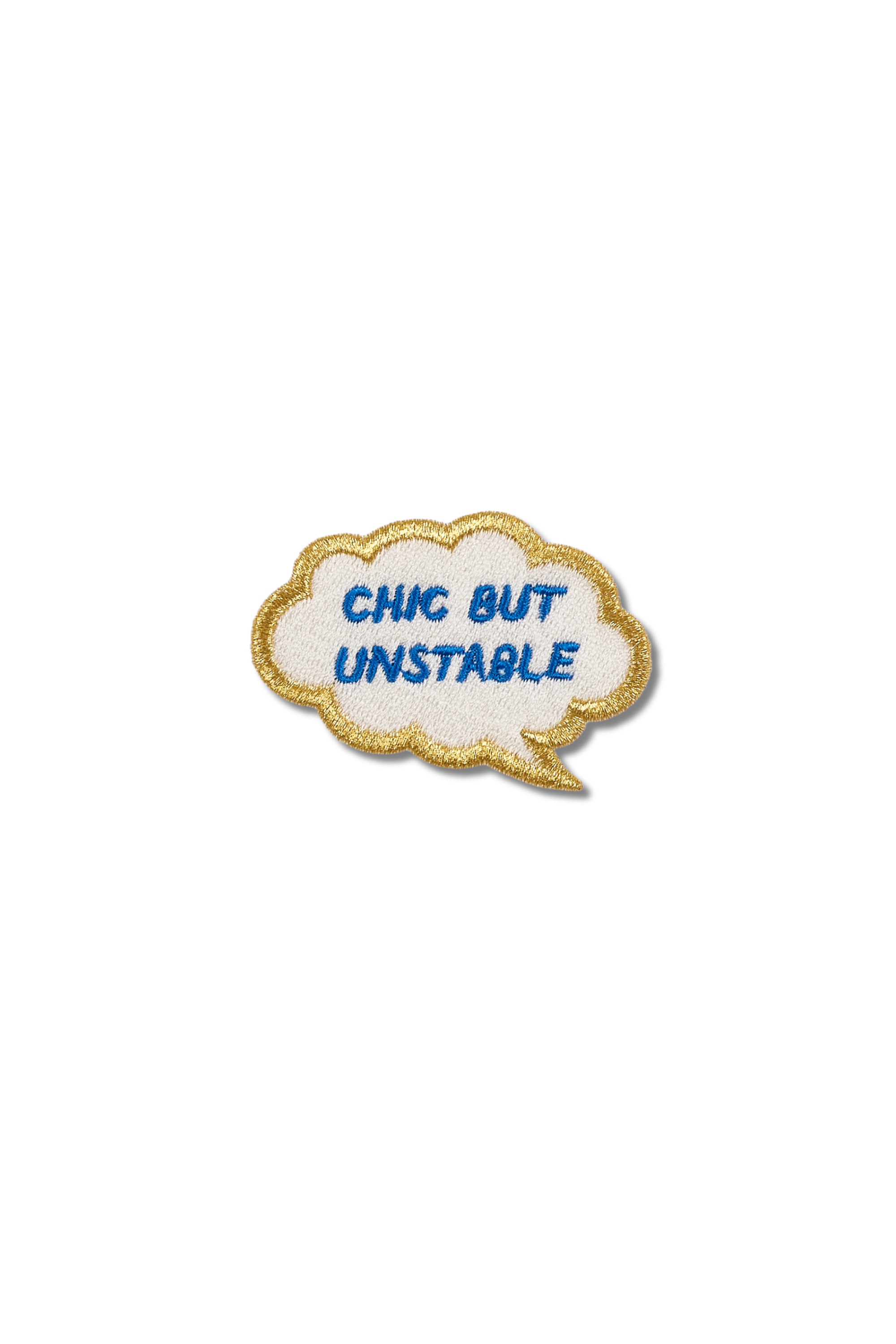 Chic But Unstable Thought Bubble Patch