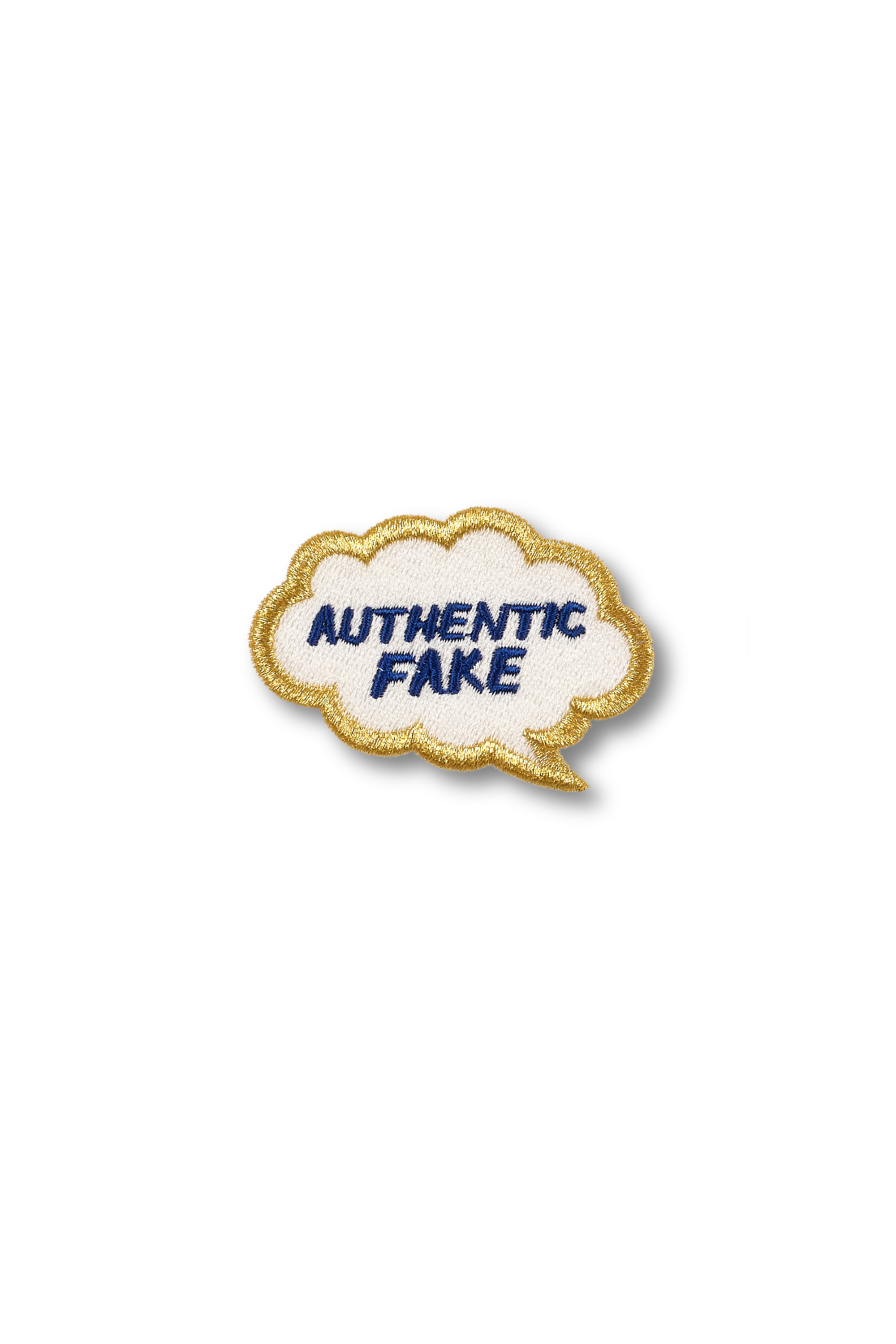 Authentic Fake Thought Bubble Patch