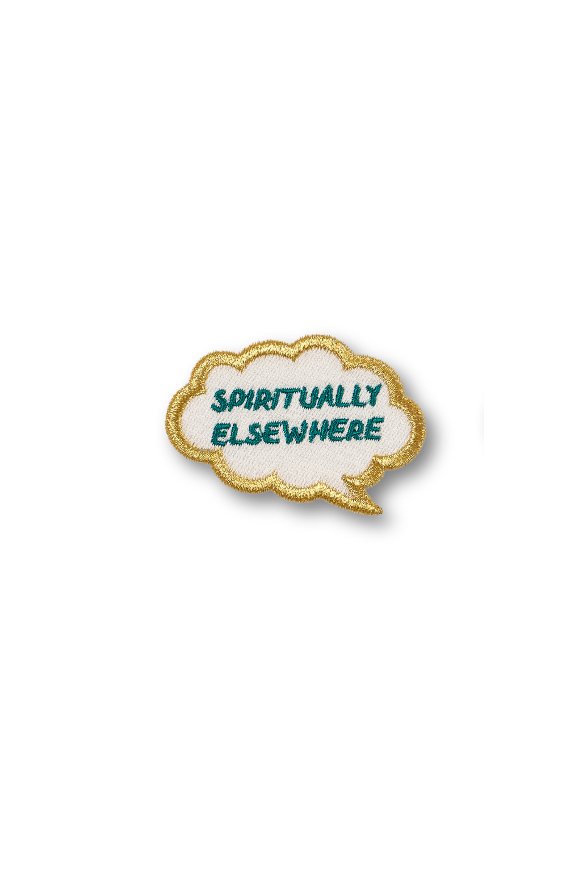 Spiritually Elsewhere Thought Bubble Patch