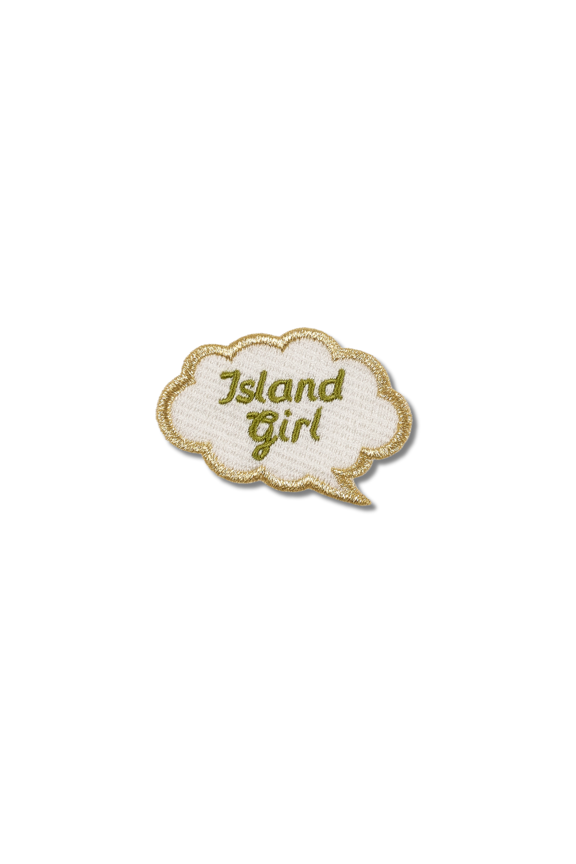 Island Girl Thought Bubble Patch