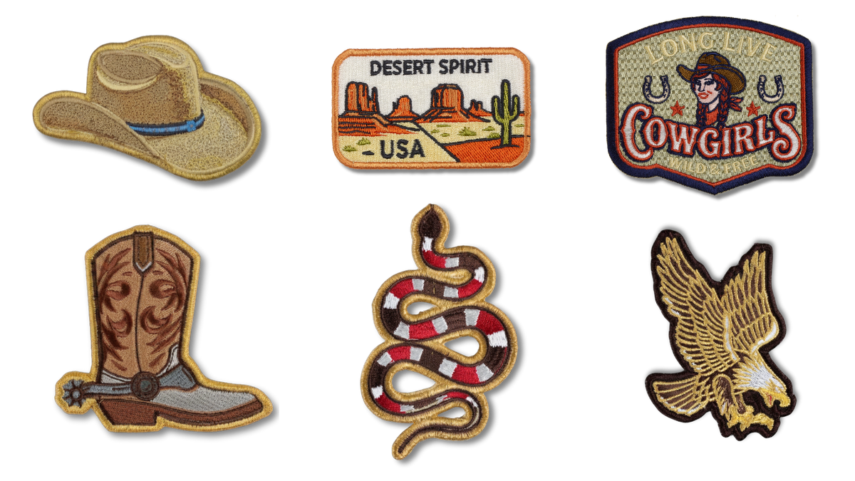 250th Anniversary-Cowboy Patches