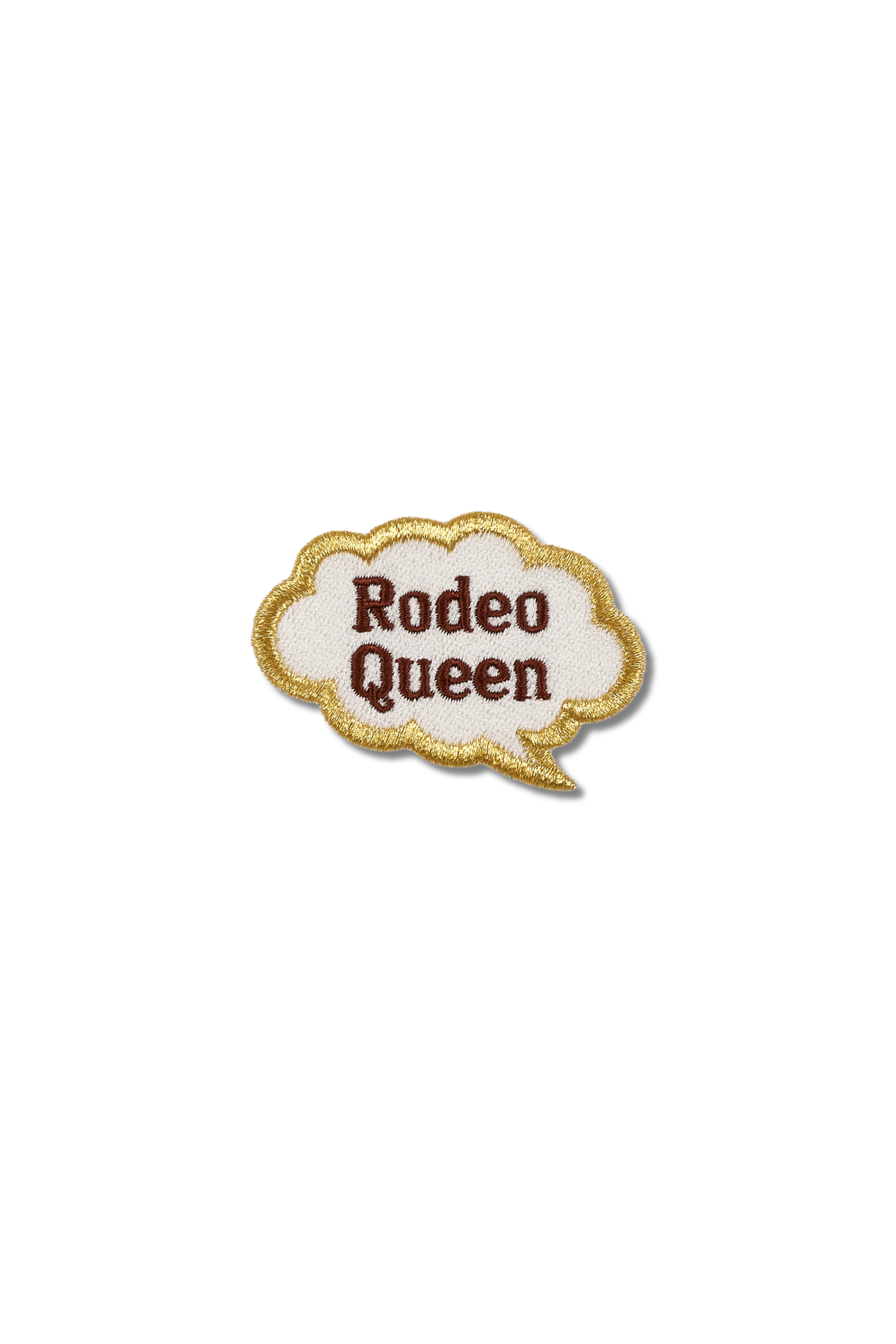 Rodeo Queen Thought Bubble Patch