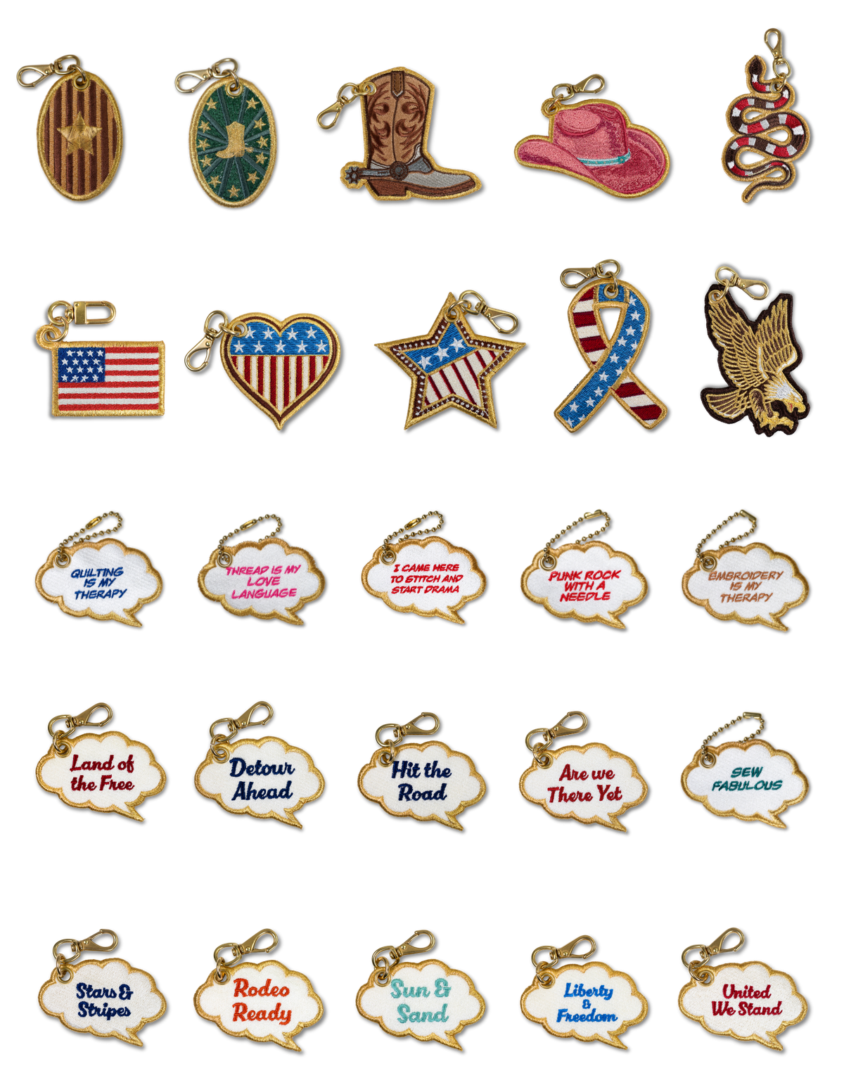 250th Anniversary-Double Sided Charms