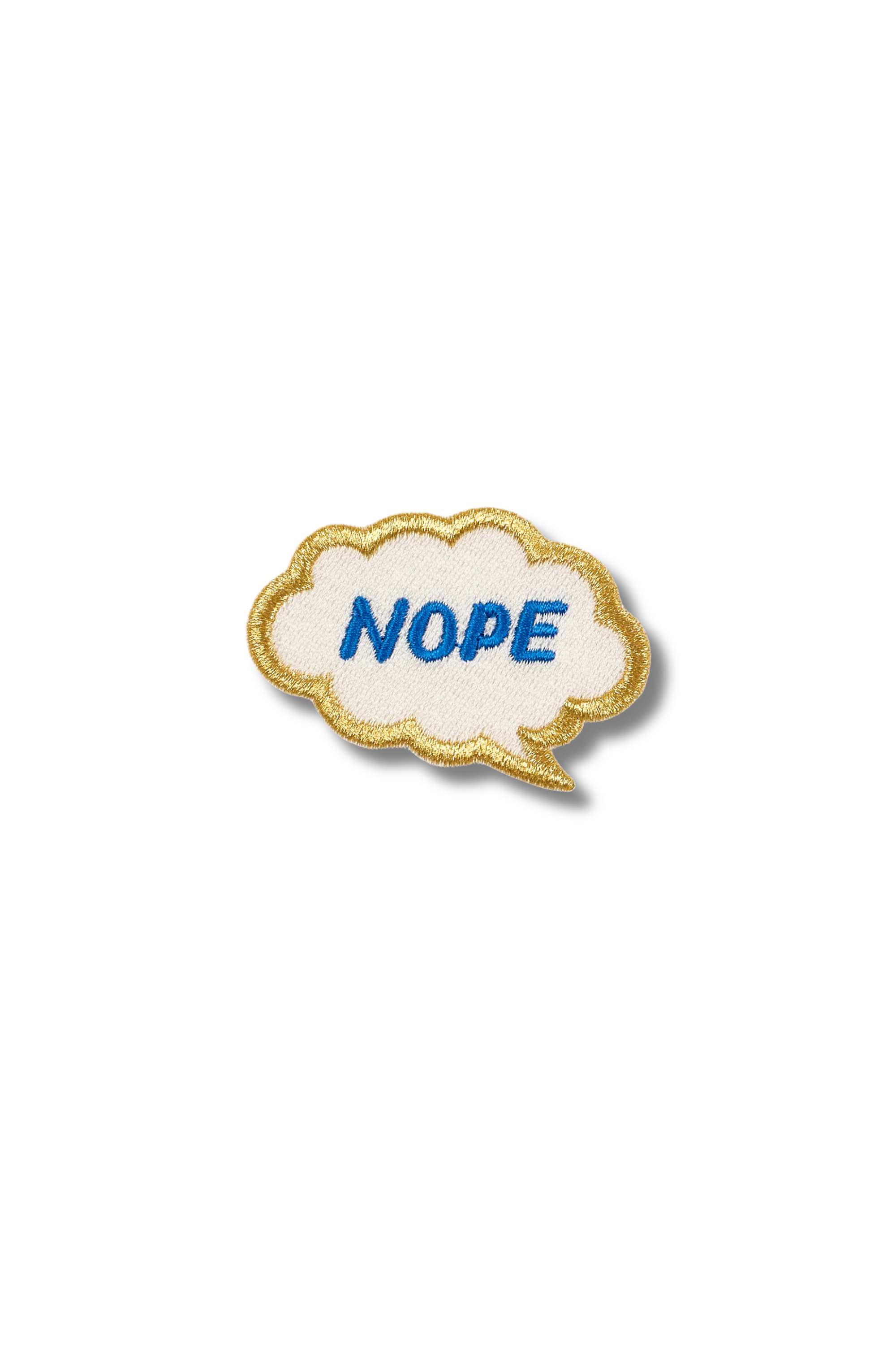 Nope Thought Bubble Patch