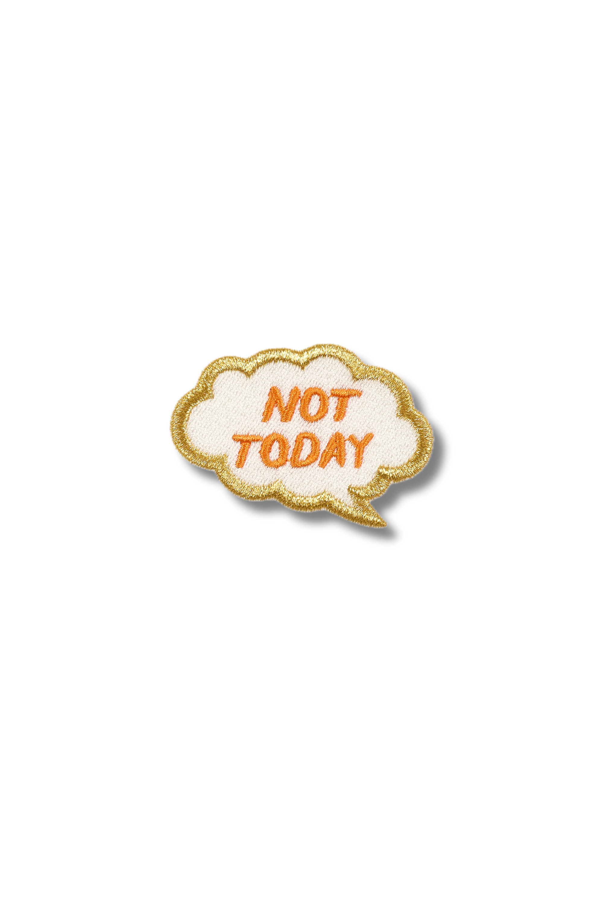 Not Today Thought Bubble Patch