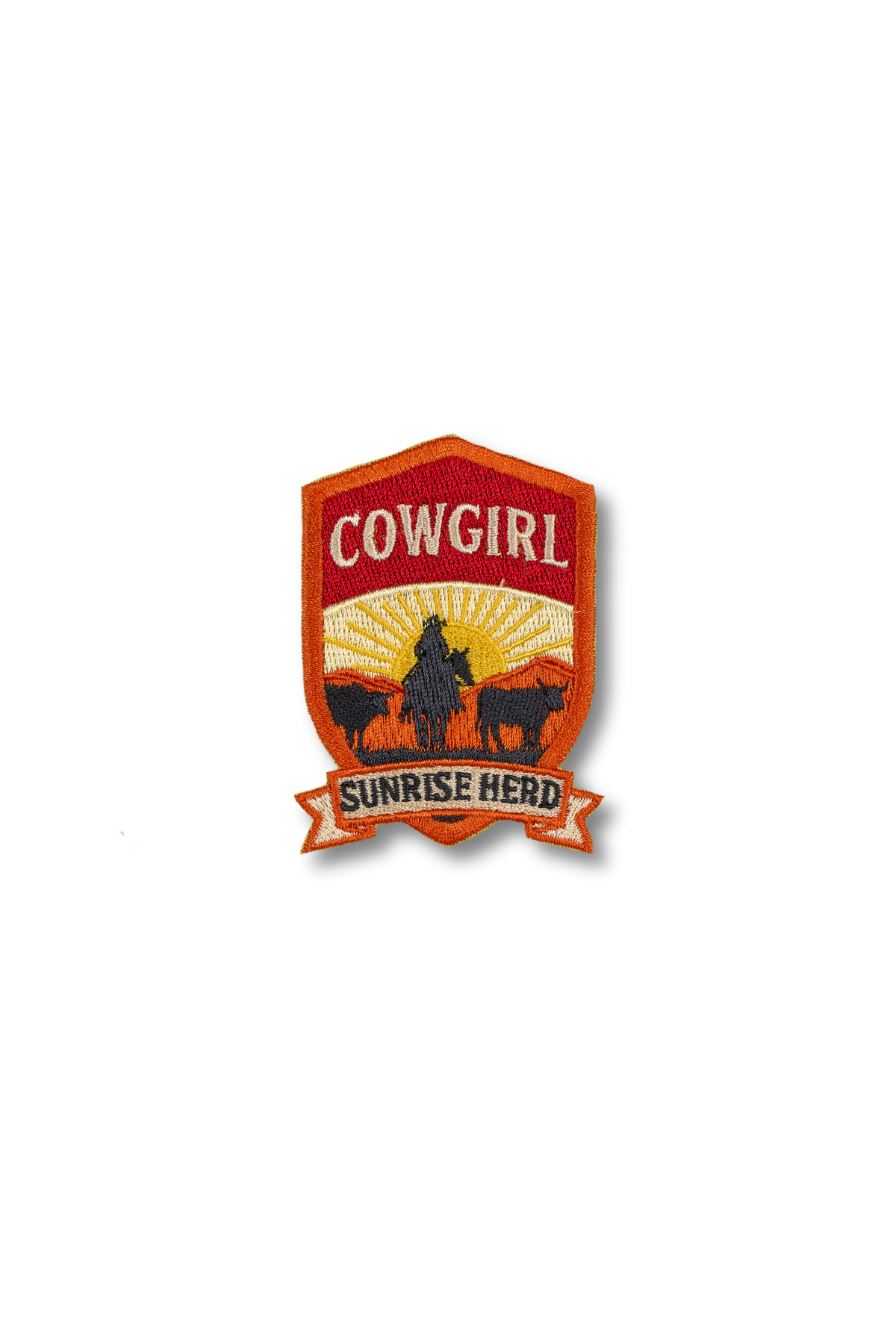 Cowgirl Sunrise Herd Patch