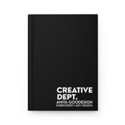 Creative Department Hardcover Journal - Modern Black Matte Journal for Artists, Writers, and Creatives, Unique Gift for Graduations, [...]