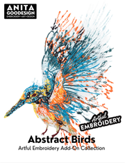 Abstract Birds- Artful Embroidery