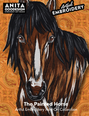 Painted Horse- Artful Embroidery