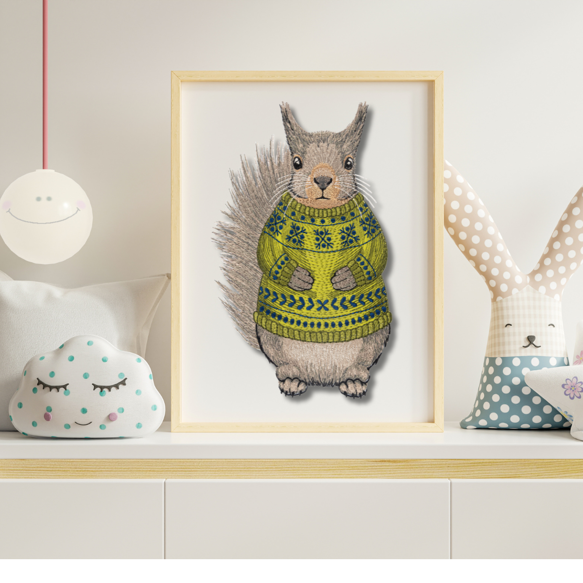 Animals in Sweaters- Artful Embroidery