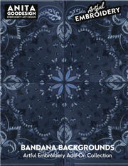 Bandana Backgrounds- Artful Embroidery