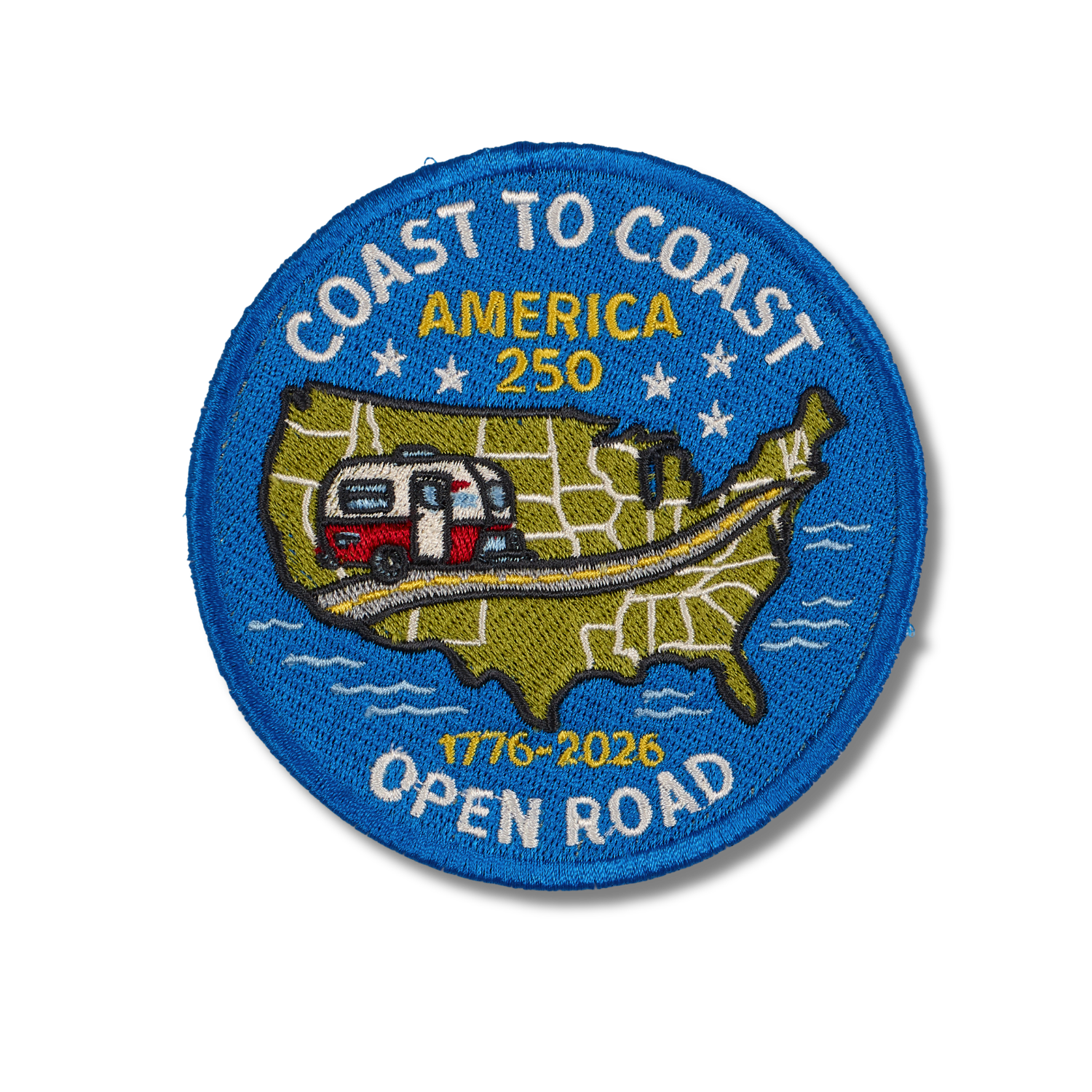 250th Anniversary-American Roadtrip Patches