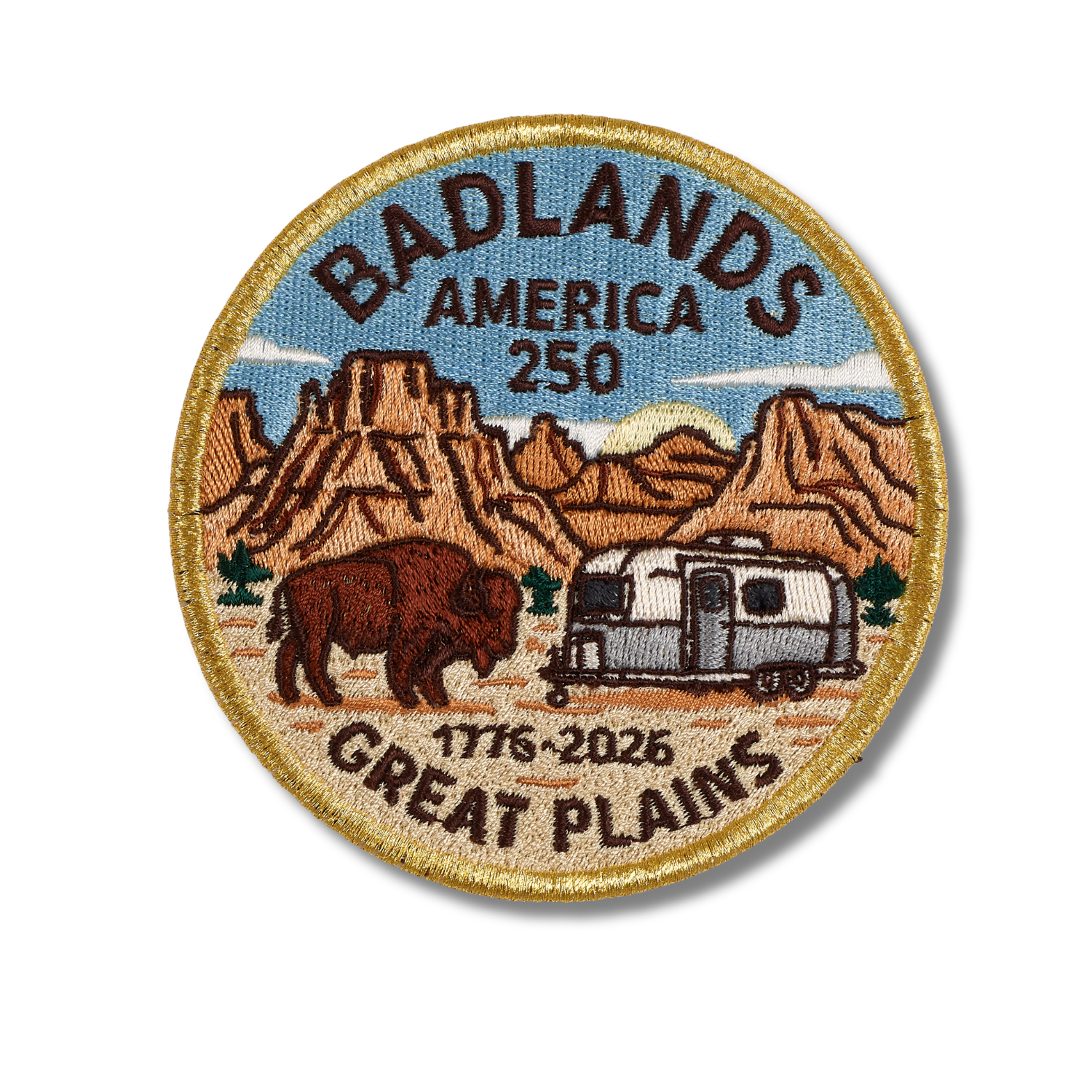 250th Anniversary-American Roadtrip Patches