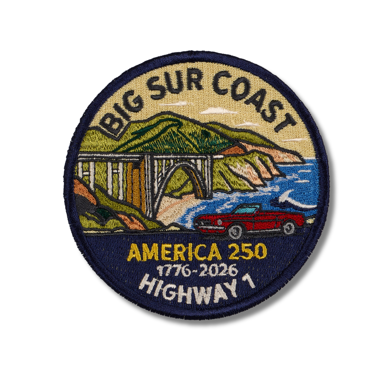 250th Anniversary-American Roadtrip Patches