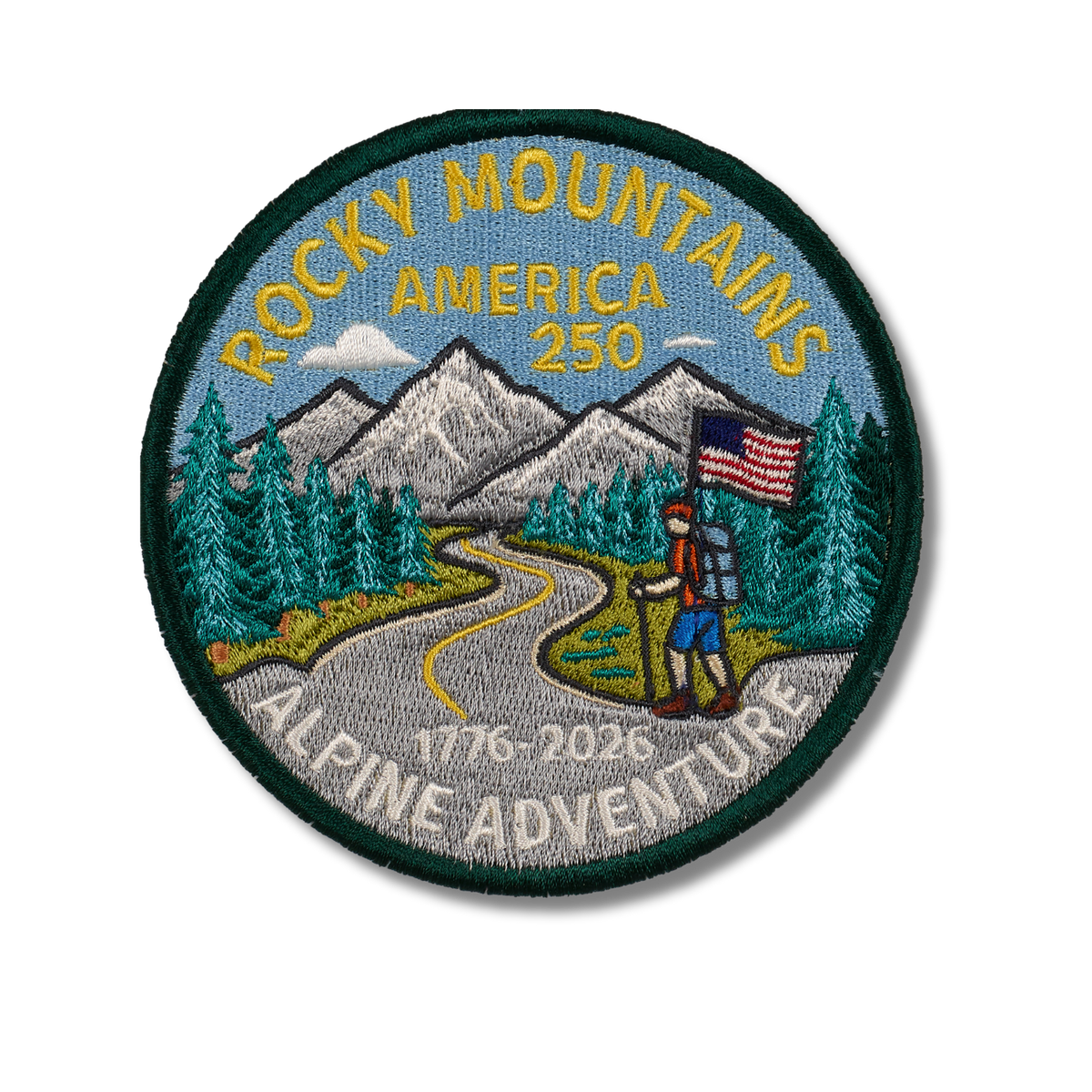 250th Anniversary-American Roadtrip Patches