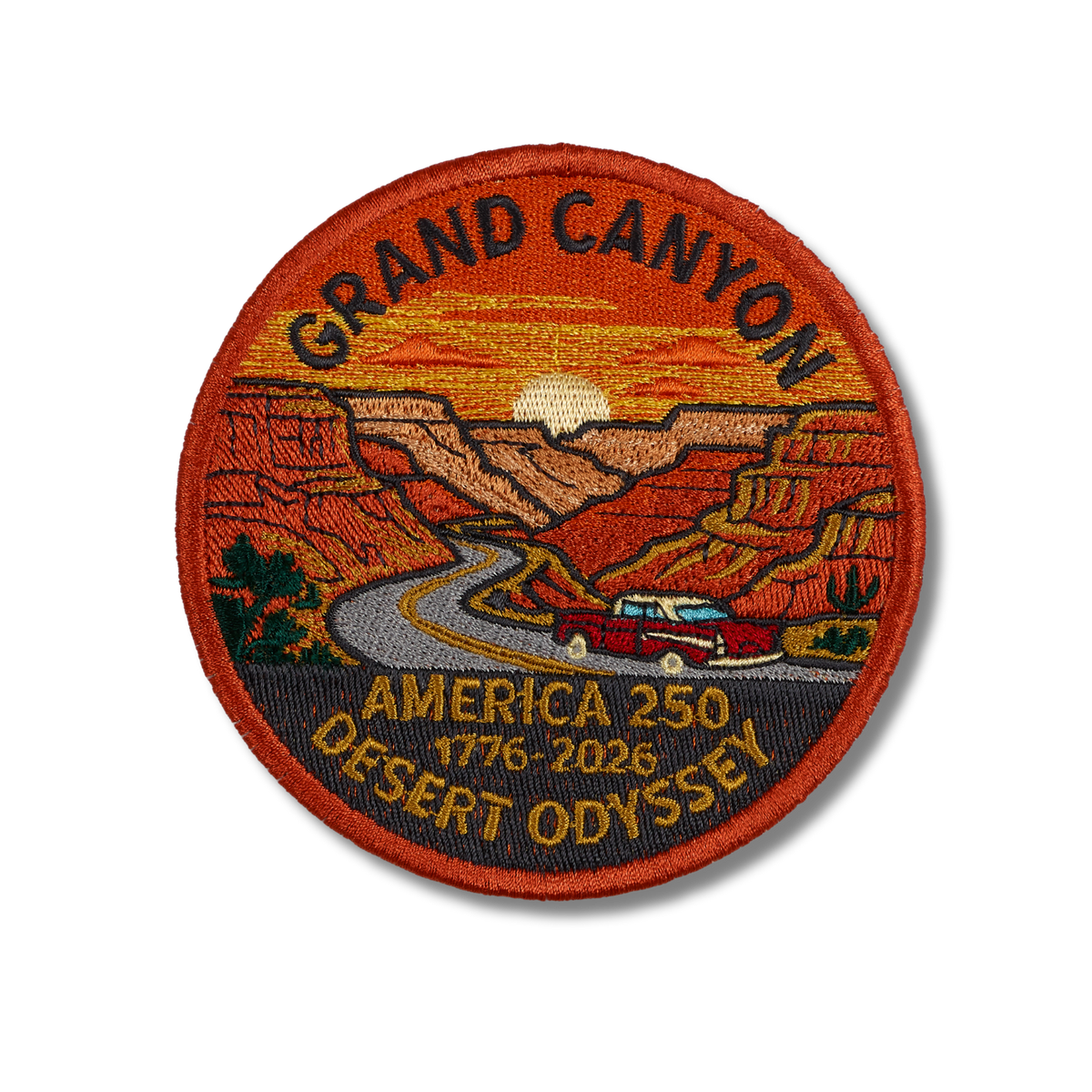 250th Anniversary-American Roadtrip Patches