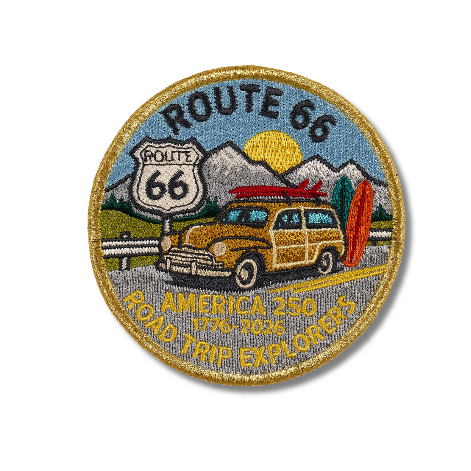 250th Anniversary-American Roadtrip Patches