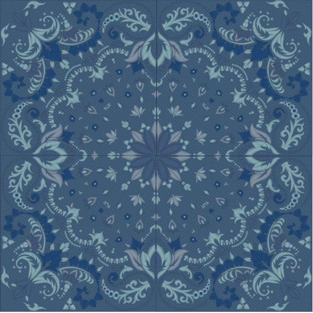 Bandana Backgrounds- Artful Embroidery