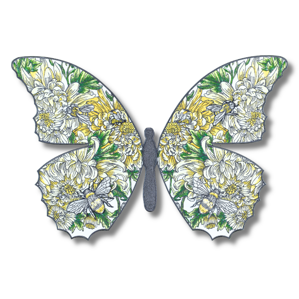 Majestic Butterflies - Artful Embroidery