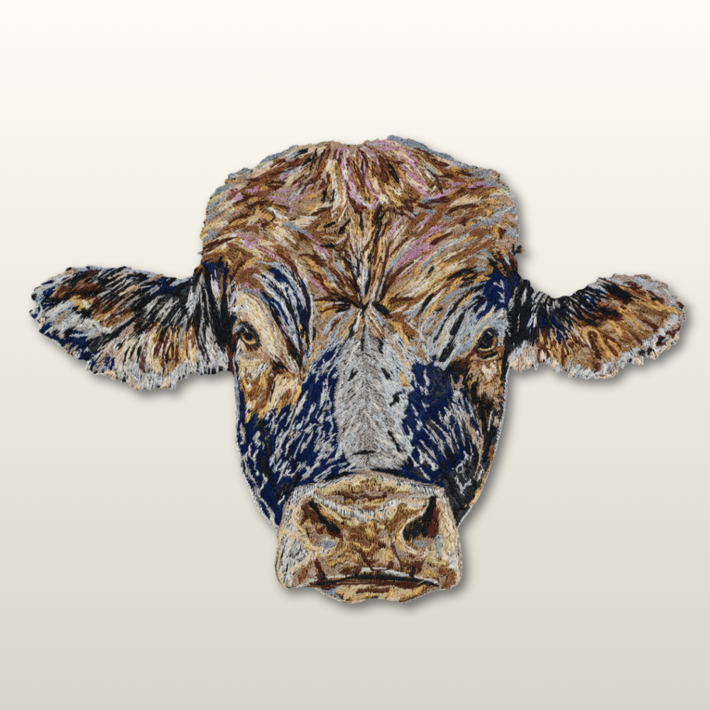 The Bull- Artful Embroidery