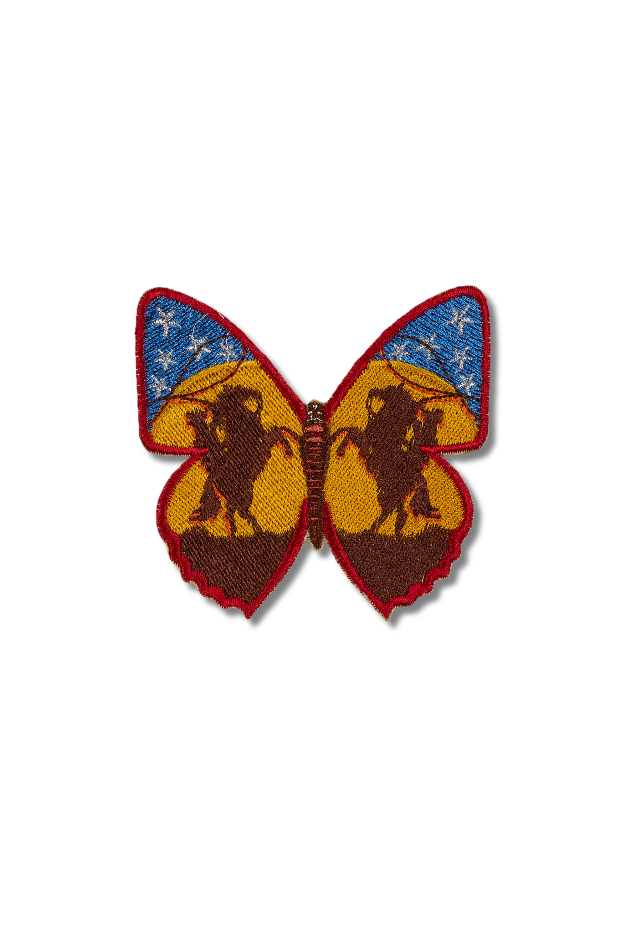 Cowboy Butterfly Patch