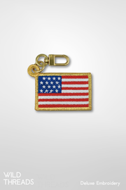American Flag Charm- Double Sided