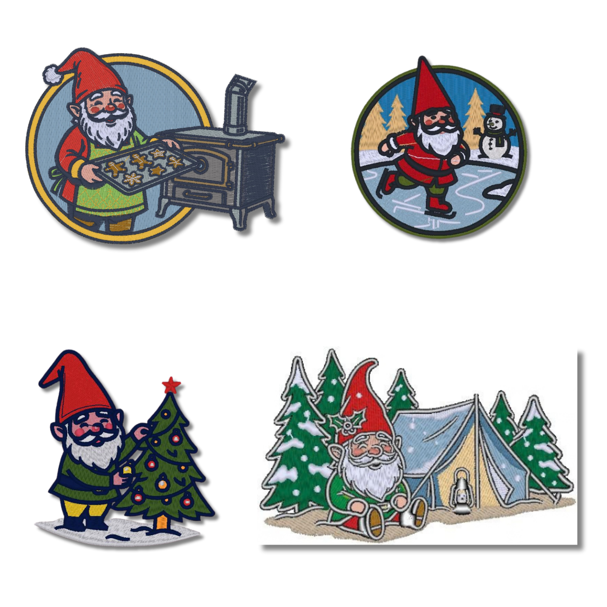 Christmas Gnome Pennants