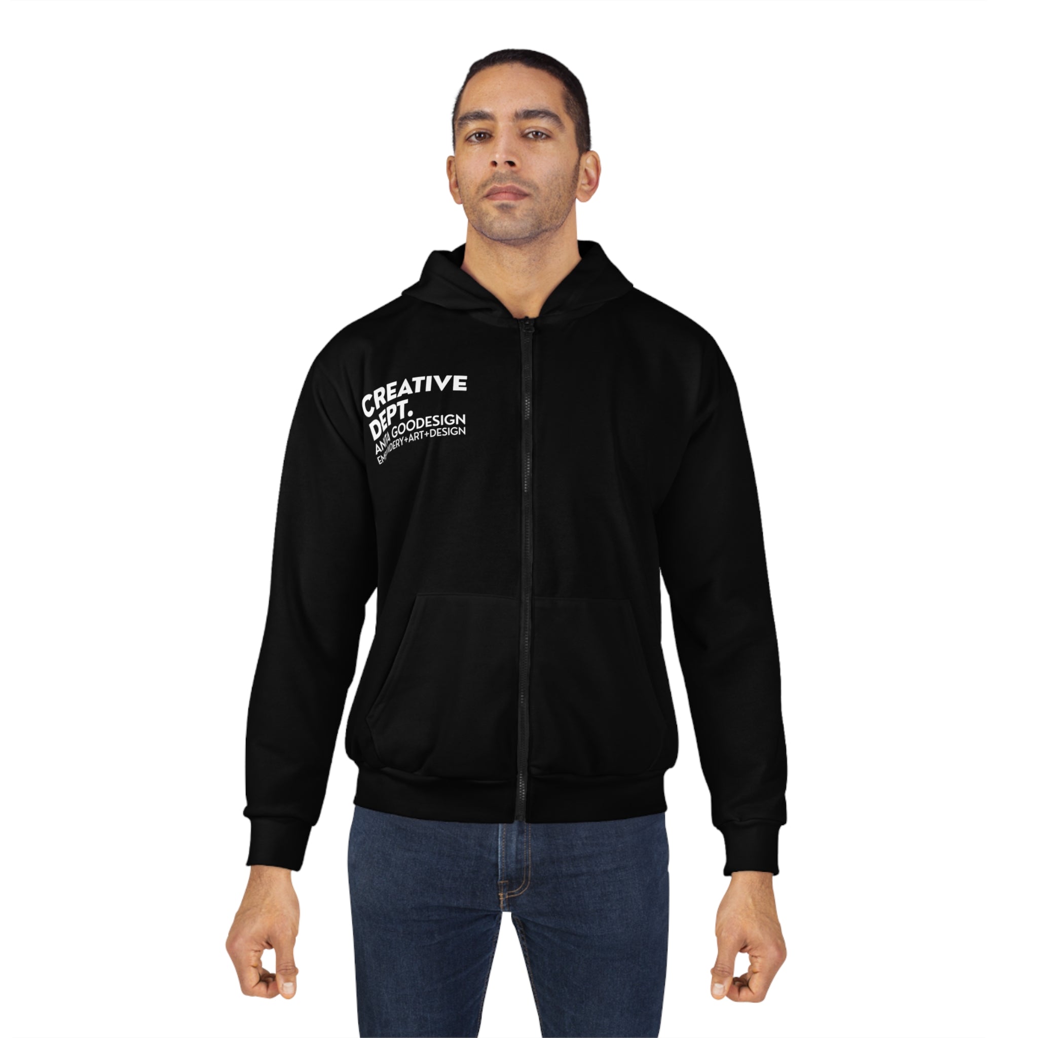 トップス CREATIVEDRUGSTORE CREATIVE ZIP HOODIE Creative Dept Unisex Zip Hoodie — Anita Goodesign