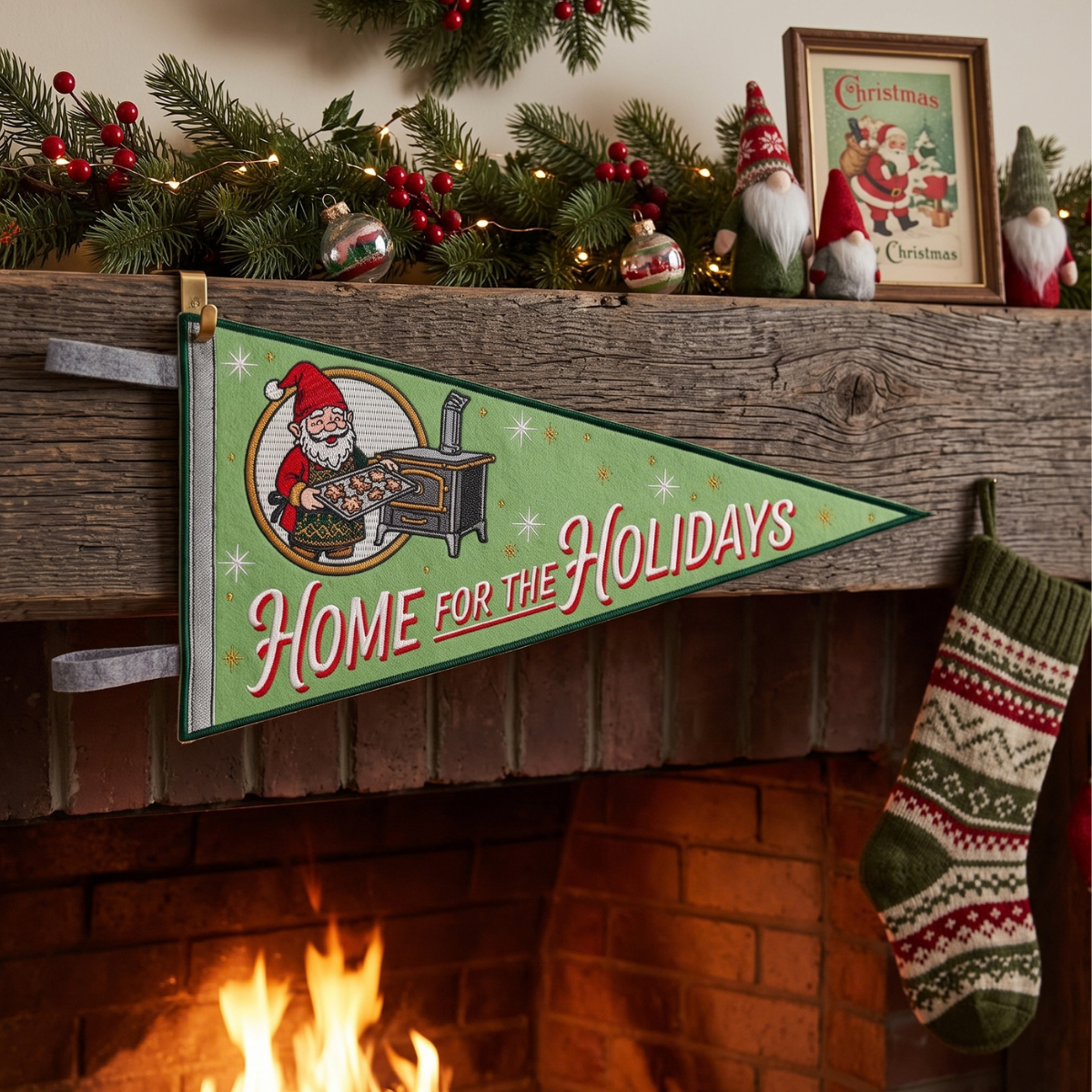 Christmas Gnome Pennants
