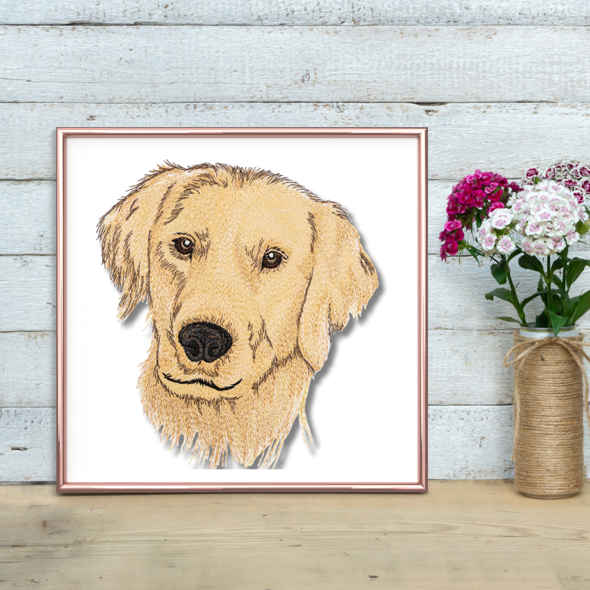 Dog Portraits- Artful Embroidery