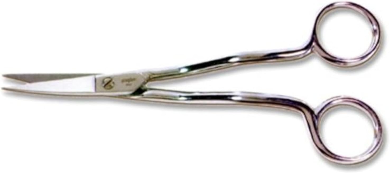 Gingher 6 Inch Double-Curved Machine Embroidery Scissors (01-005866)