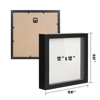 Shadowbox Frame with Linen Backboard & Real Glass