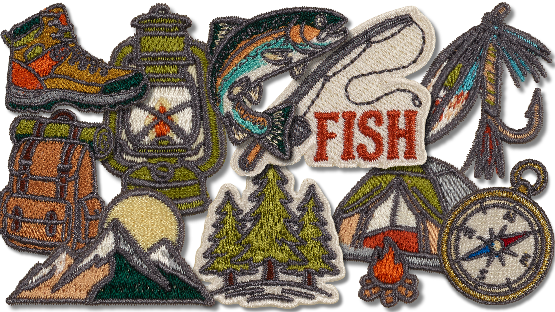 250th Anniversary-Outdoors mini Patches