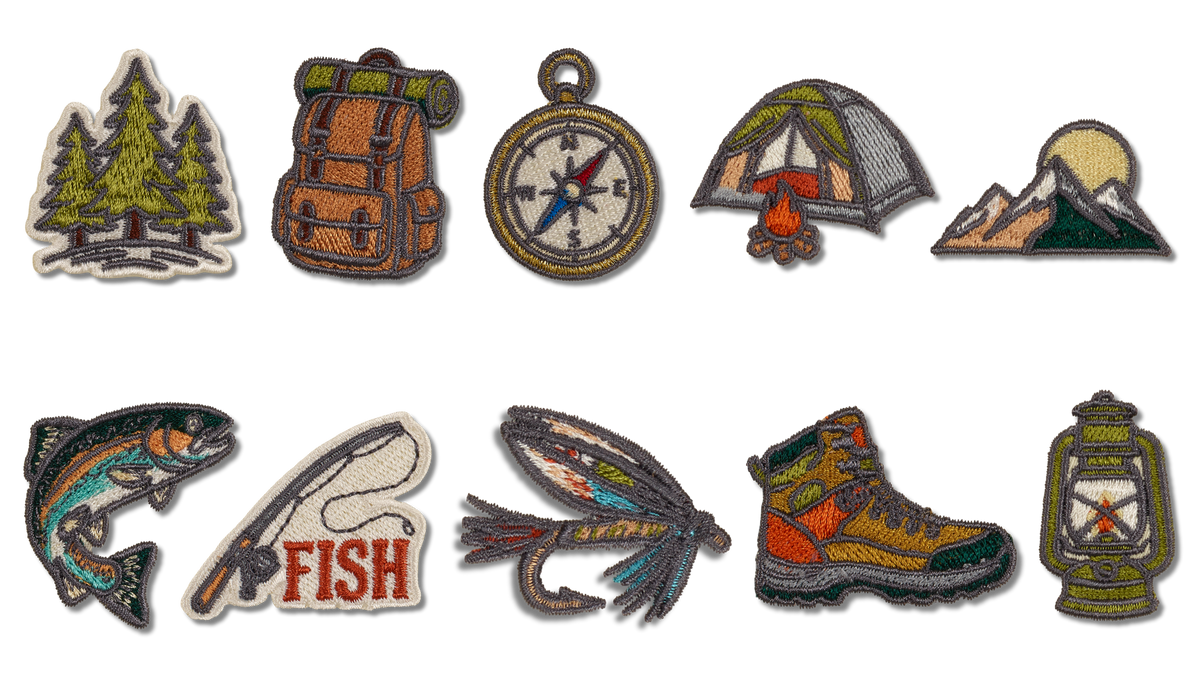 250th Anniversary-Outdoors mini Patches