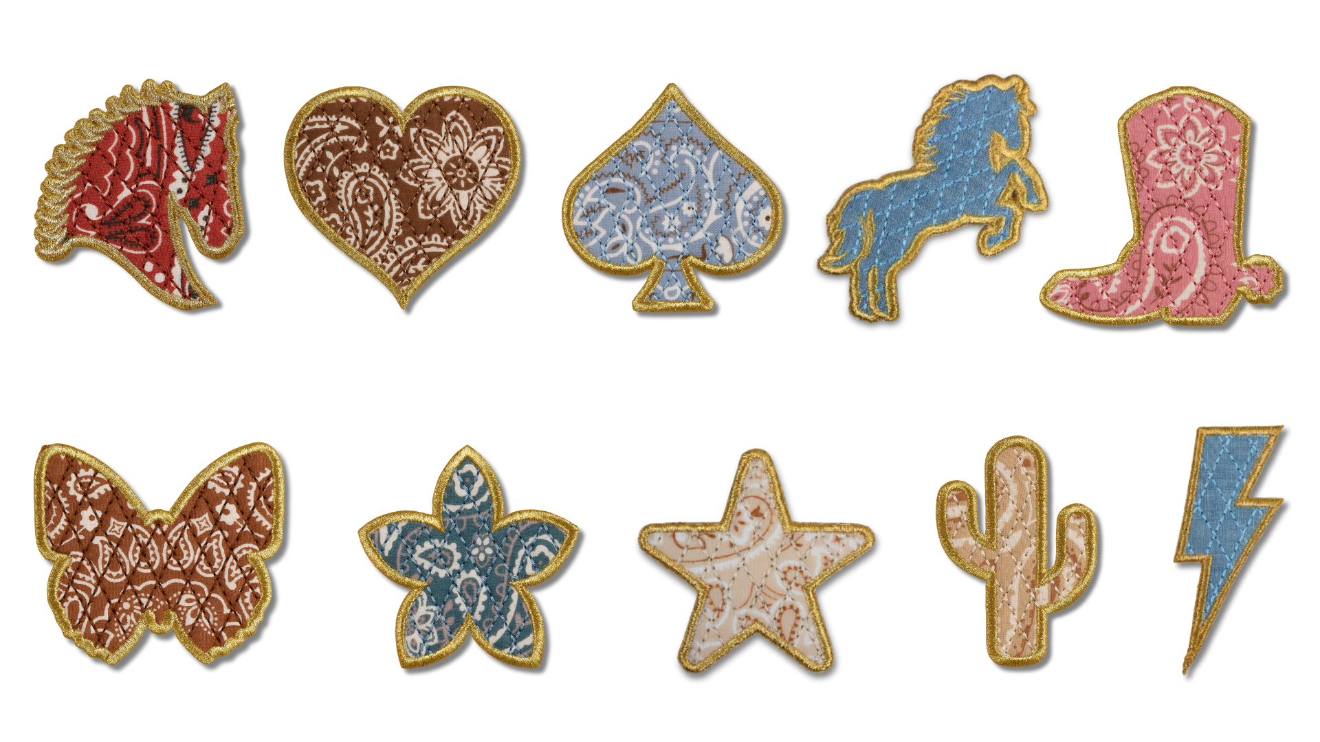 250th Anniversary-Quilted Applique Patches