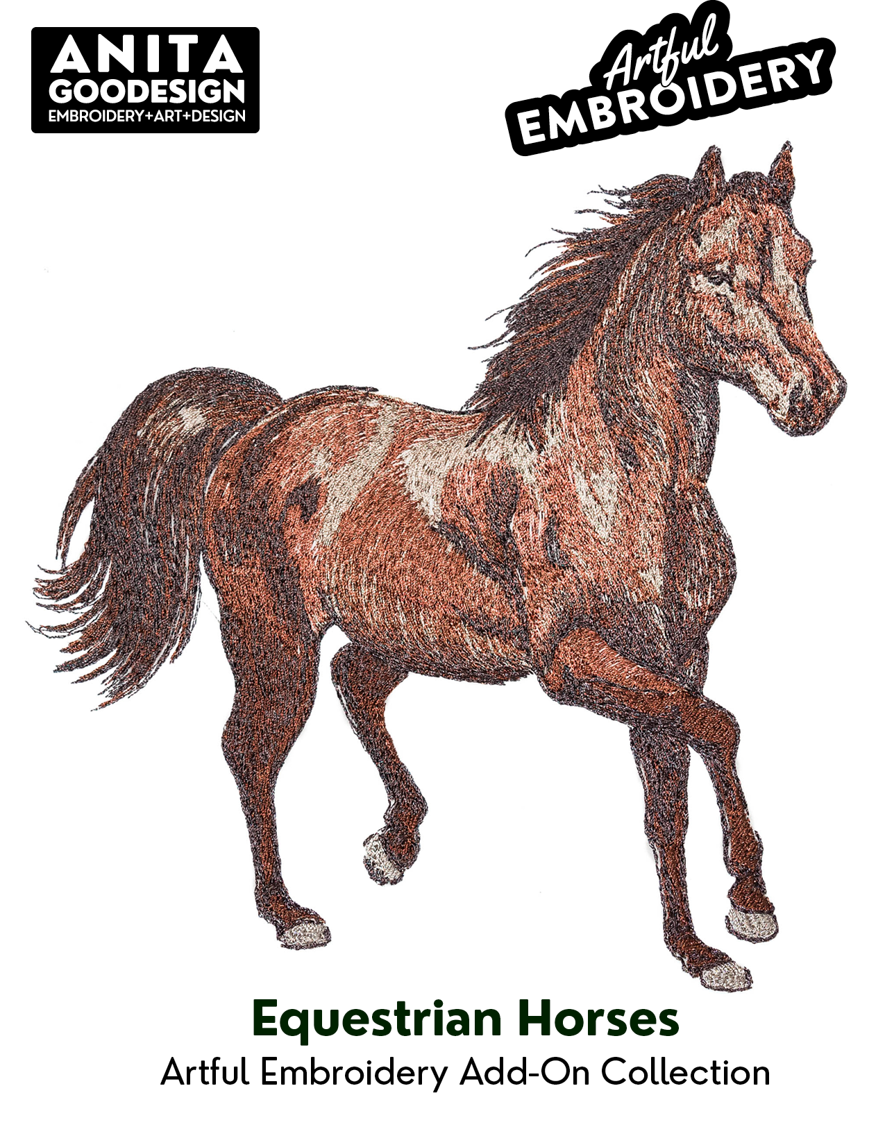 Equestrian Horses -  Artful Embroidery